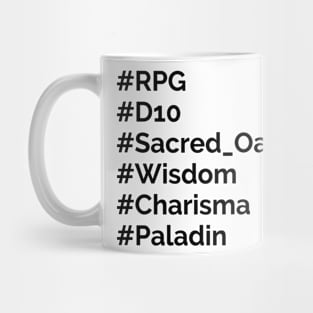 Paladin hashtag Mug